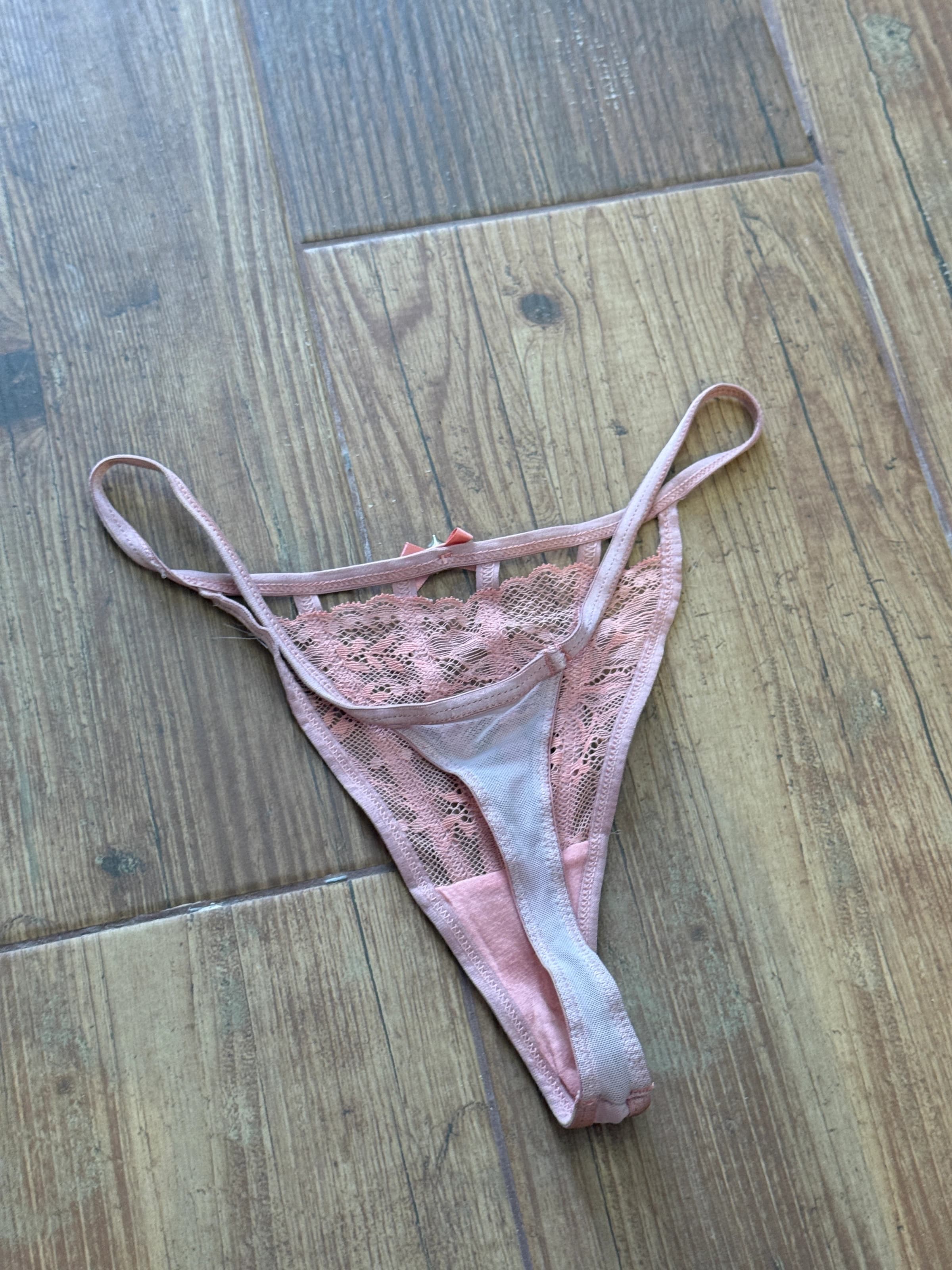 String rosa spitze 